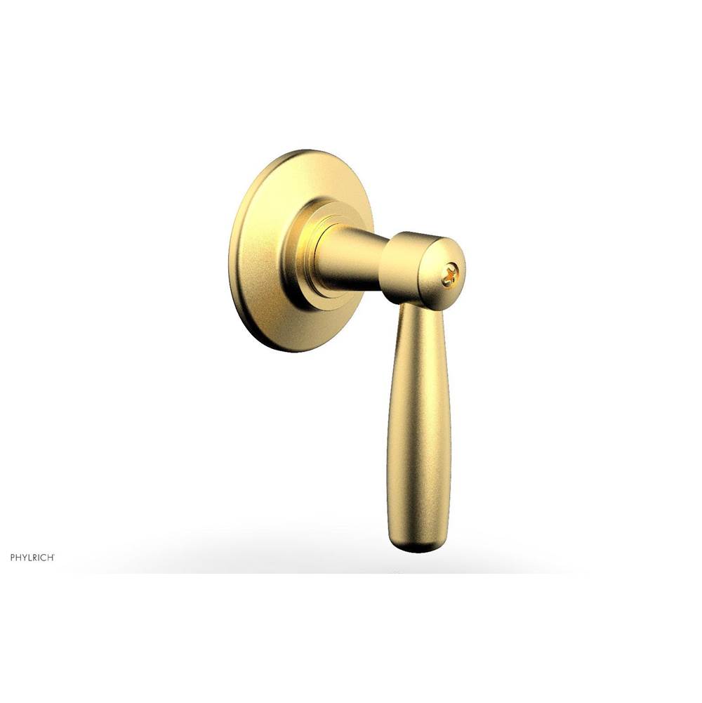 Phylrich - Volume Control Trim Works, Lever Handle - Burnished Gold