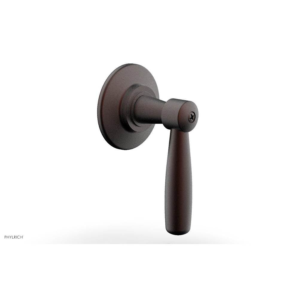 Phylrich - Volume Control Trim Works, Lever Handle - Weathered Copper