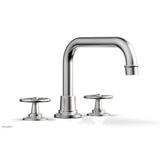 Phylrich - Deck Tub Set Works, Cross Handle - Satin chrome