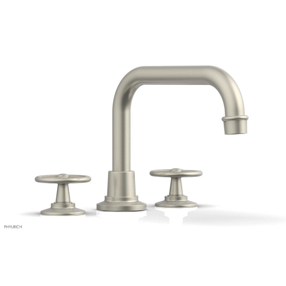 Phylrich - Deck Tub Set Works, Cross Handle - Burnished Nickel