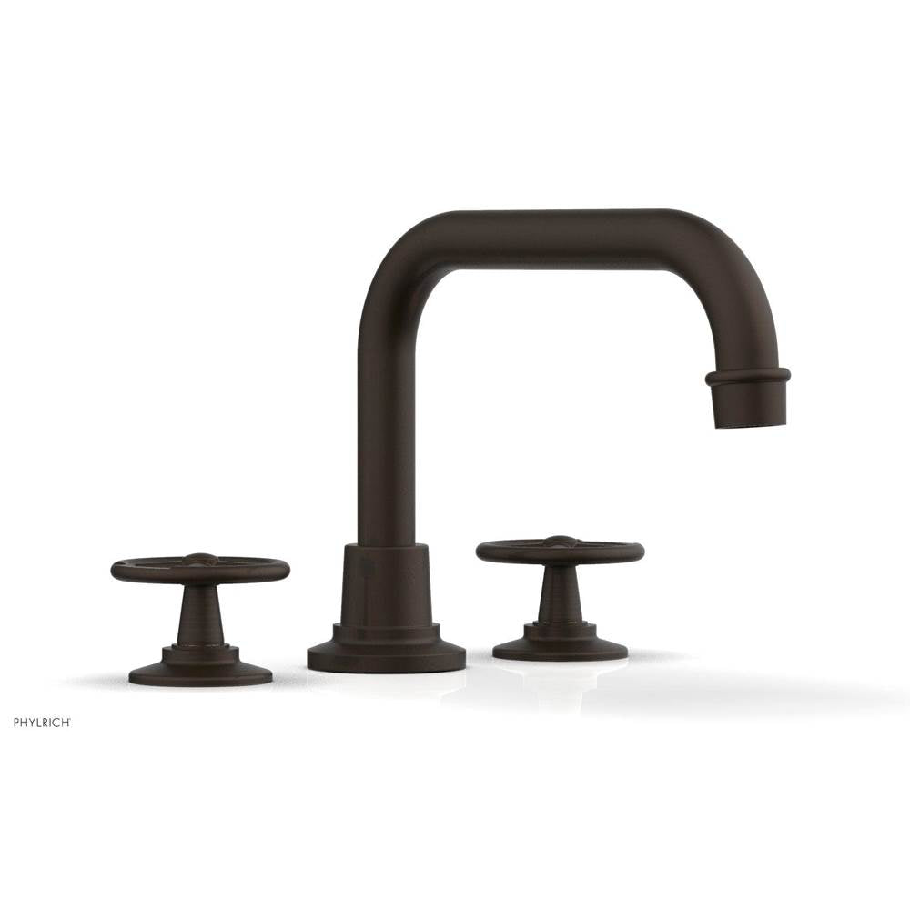 Phylrich - Deck Tub Set Works, Cross Handle - Antique Bronze
