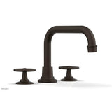 Phylrich - Deck Tub Set Works, Cross Handle - Antique Bronze