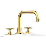 Phylrich - Deck Tub Set Works, Cross Handle - Satin Gold