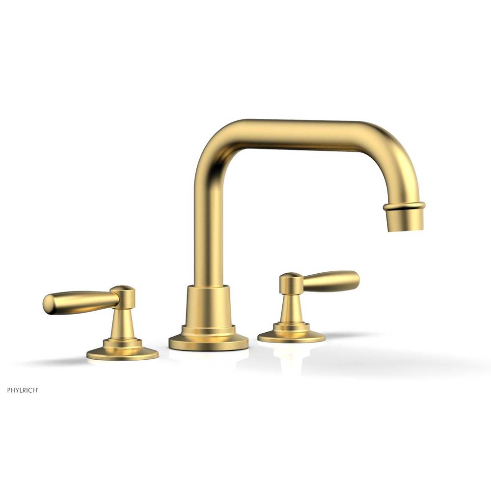 Phylrich - Deck Tub Set Works, Lever Handle - Satin Gold