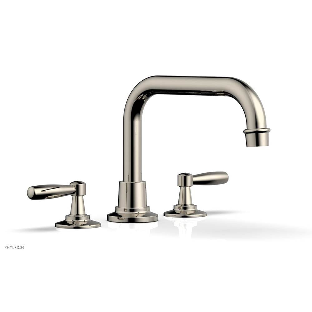 Phylrich - Deck Tub Set Works, Lever Handle - Satin Brass