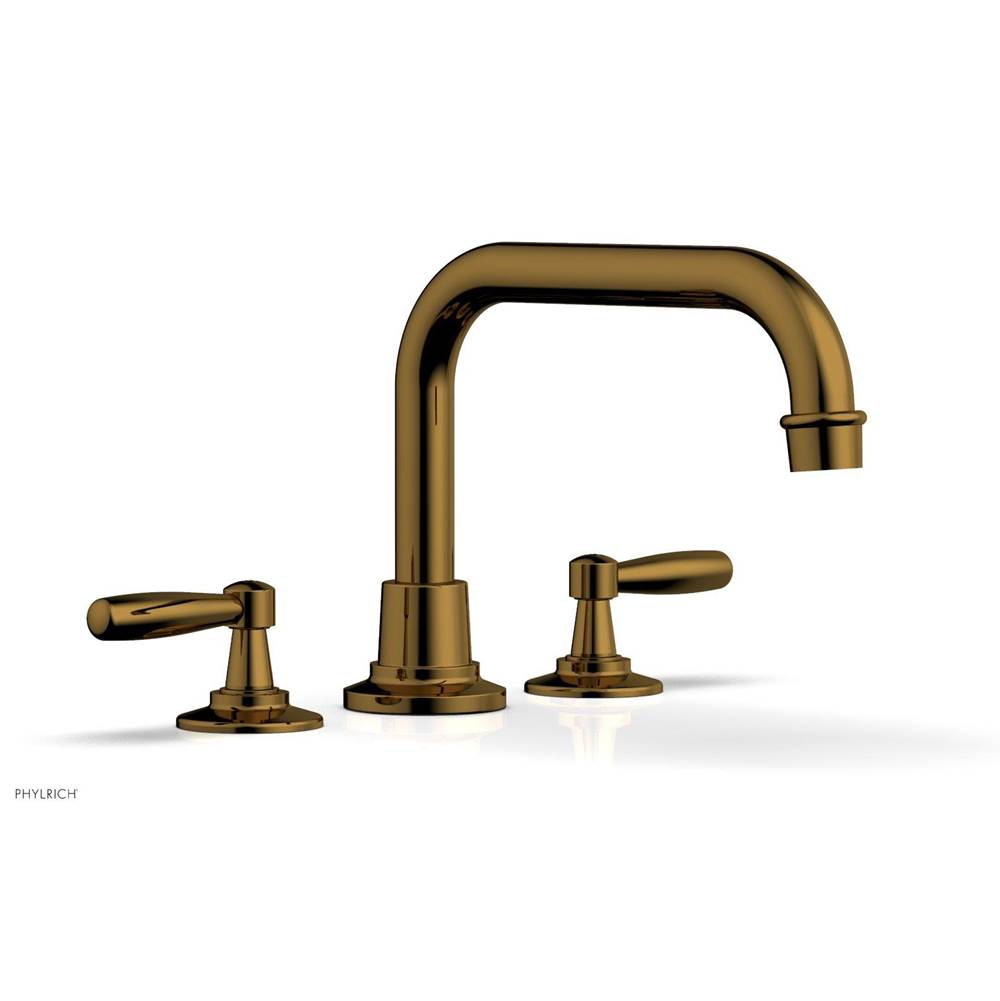 Phylrich - Deck Tub Set Works, Lever Handle - Polished Brass