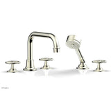 Phylrich - Deck Tub Set Works W/ Hs, Cross Handle - Matte Black