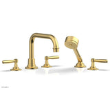 Phylrich - Deck Tub Set Works W/ Hs, Lever Handle - Satin Gold