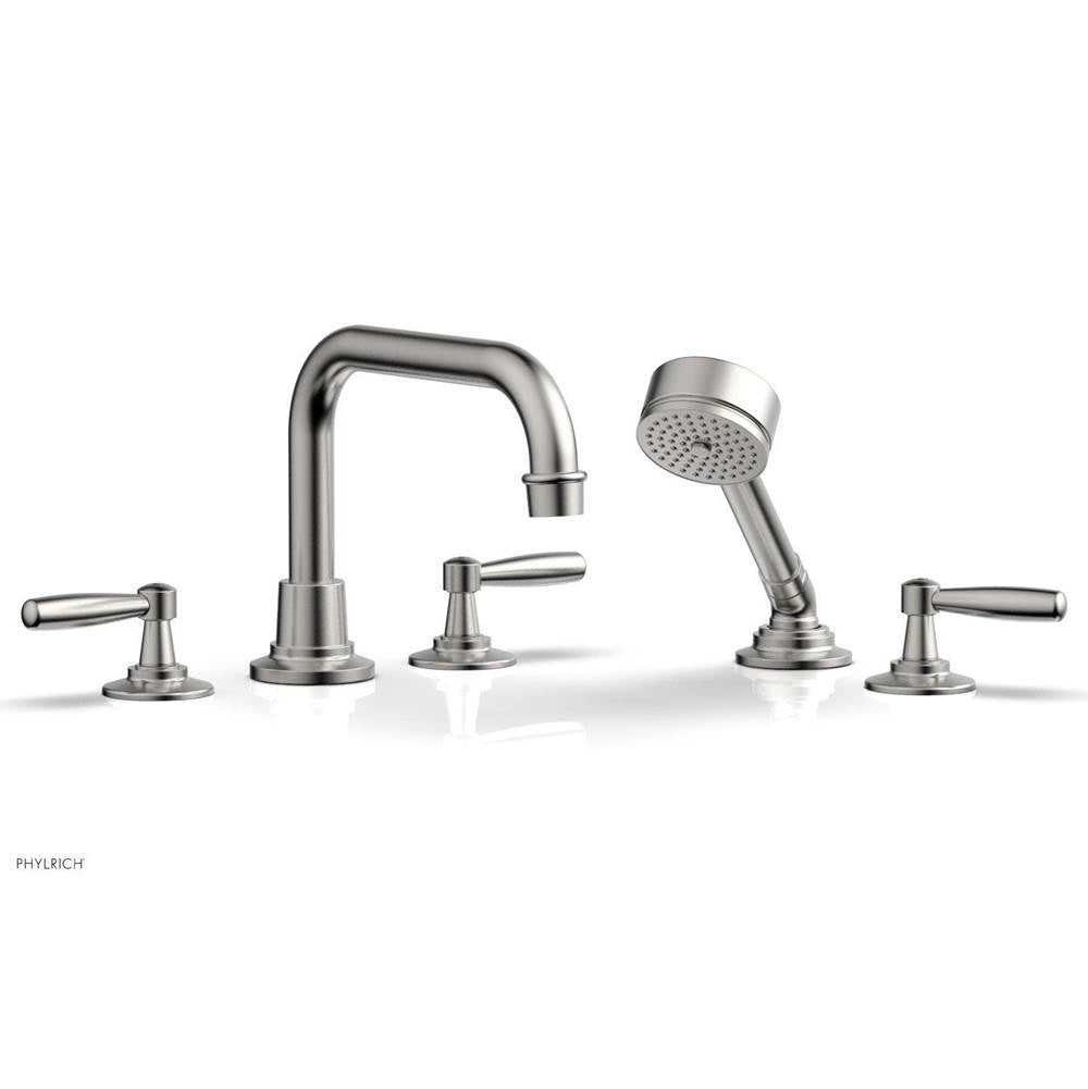 Phylrich - Deck Tub Set Works W/ Hs, Lever Handle - Burnished Gold