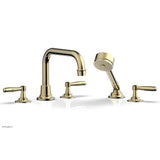 Phylrich - Deck Tub Set Works W/ Hs, Lever Handle - Burnished Nickel