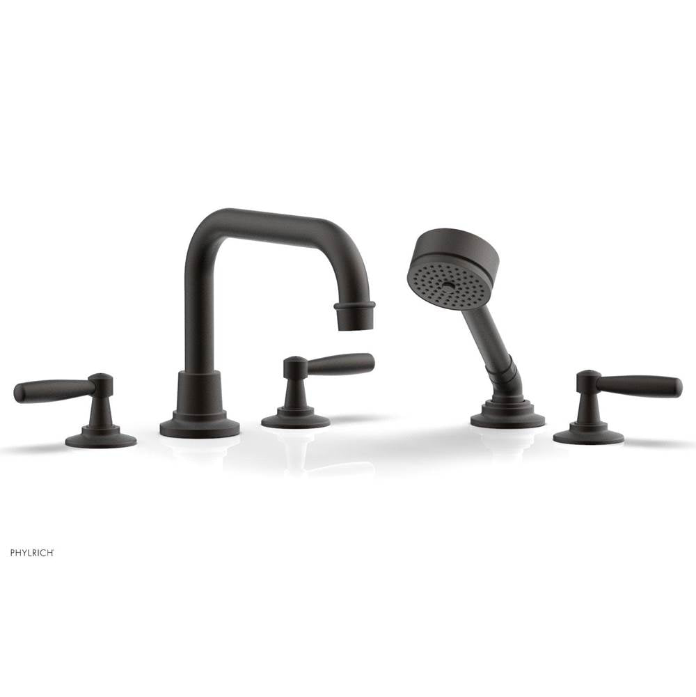 Phylrich - Deck Tub Set Works W/ Hs, Lever Handle - Antique Bronze