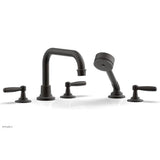 Phylrich - Deck Tub Set Works W/ Hs, Lever Handle - Antique Bronze