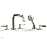 Phylrich - Deck Tub Set Works W/ Hs, Lever Handle - Satin Brass