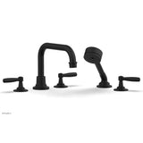 Phylrich - Deck Tub Set Works W/ Hs, Lever Handle - Polished Nickel