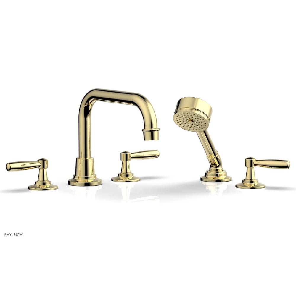 Phylrich - Deck Tub Set Works W/ Hs, Lever Handle - Satin Nickel