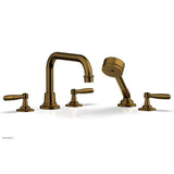 Phylrich - Deck Tub Set Works W/ Hs, Lever Handle - Polished Brass