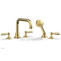 Phylrich - Deck Tub Set Works W/ Hs, Lever Handle - French Brass