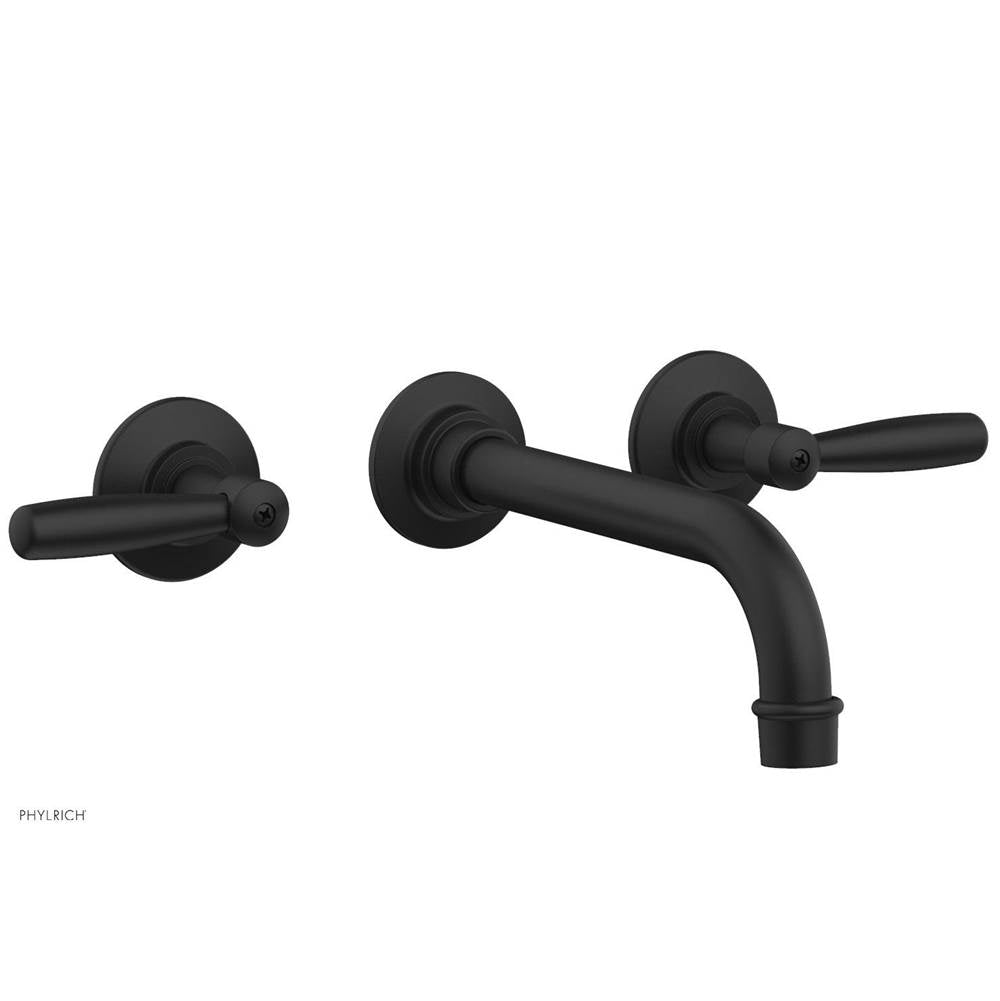 Phylrich - Wall Tub Set Works, Lever Handle - Matte Black