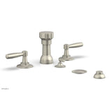 Phylrich - Four Hole Bidet Set Works, Lever Handle - Burnished Nickel
