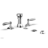 Phylrich - Four Hole Bidet Set Works, Lever Handle - Polished Chrome