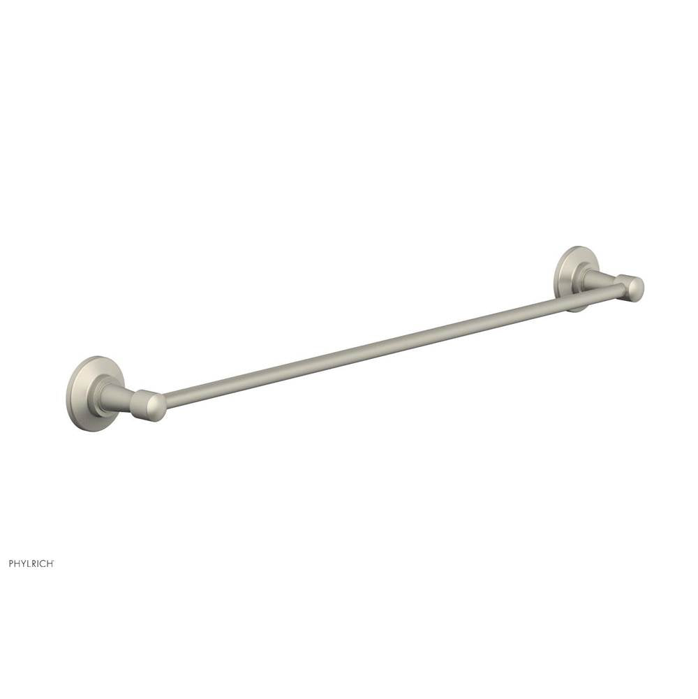 Phylrich - 24'' Works Towel Bar - Burnished Nickel