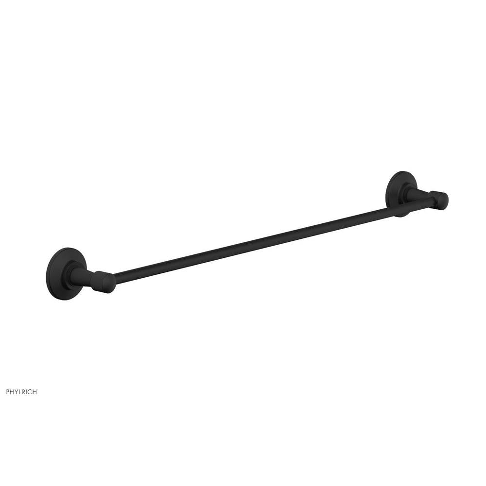 Phylrich - 24'' Works Towel Bar - Matte Black