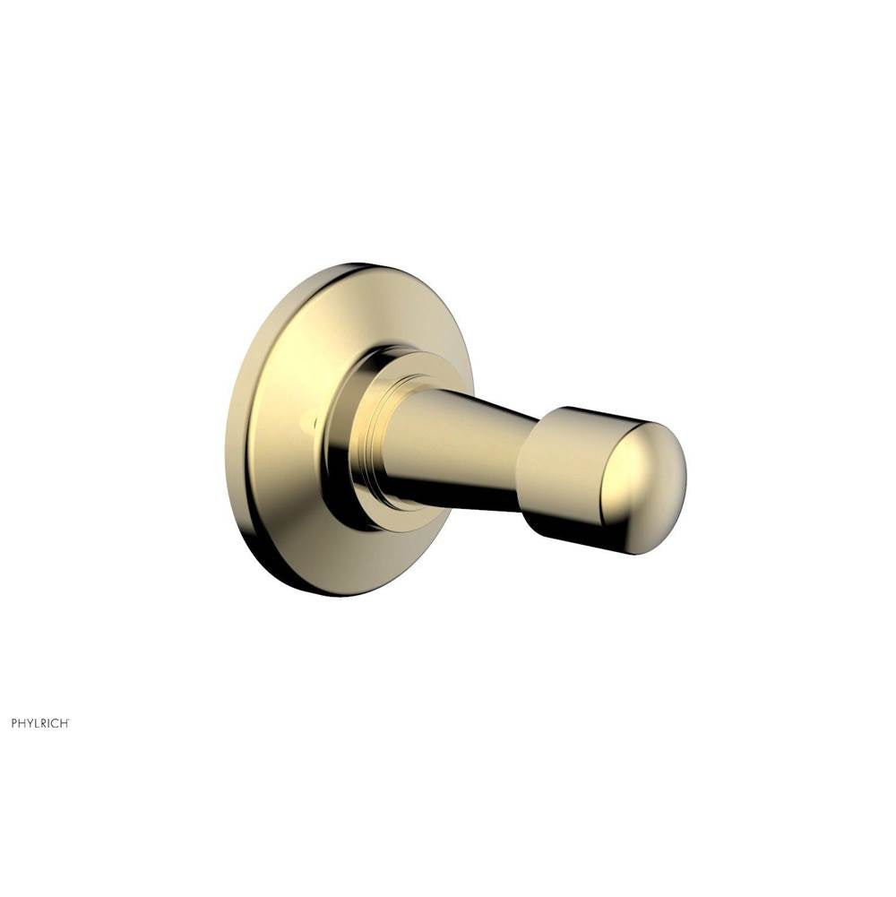 Phylrich - Robe Hook, Works - Polished Brass Uncoated