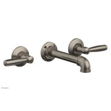 Phylrich - Wall Lav Faucet Works Industrial, Lever Handles - Pewter