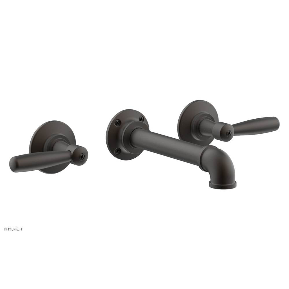 Phylrich - Wall Lav Faucet Works Industrial, Lever Handles - Oil Rubbed Bronze