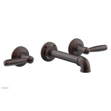 Phylrich - Wall Lav Faucet Works Industrial, Lever Handles - Weathered Copper