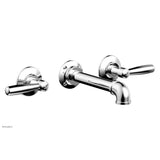 Phylrich - Wall Lav Faucet Works Industrial, Lever Handles - Polished Chrome