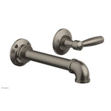 Phylrich - Wall Lav Single Works Industrial, Lever  Handle - Pewter