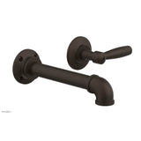 Phylrich - Wall Lav Single Works Industrial, Lever  Handle - Antique Bronze