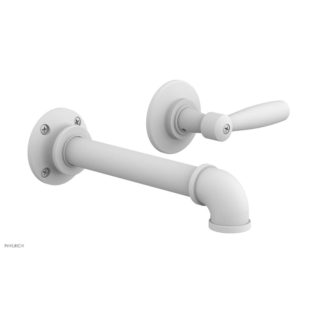 Phylrich - Wall Lav Single Works Industrial, Lever  Handle - Satin White
