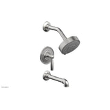 Phylrich - Pressure Balance Tub & Shower Kit, Lever Handle - Satin chrome