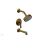 Phylrich - Pressure Balance Tub & Shower Kit, Lever Handle - French Brass