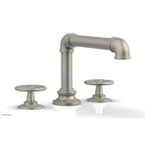 Phylrich - Deck Tub Set Works Industrial, Cross Handle - Burnished Nickel