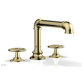 Phylrich - Deck Tub Set Works Industrial, Cross Handle - Polished Brass