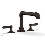 Phylrich - Deck Tub Set Works Industrial, Lever Handle - Antique Bronze
