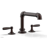 Phylrich - Deck Tub Set Works Industrial, Lever Handle - Weathered Copper