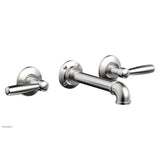 Phylrich - Wall Tub Set Works Industrial, Lever Handle - Satin chrome