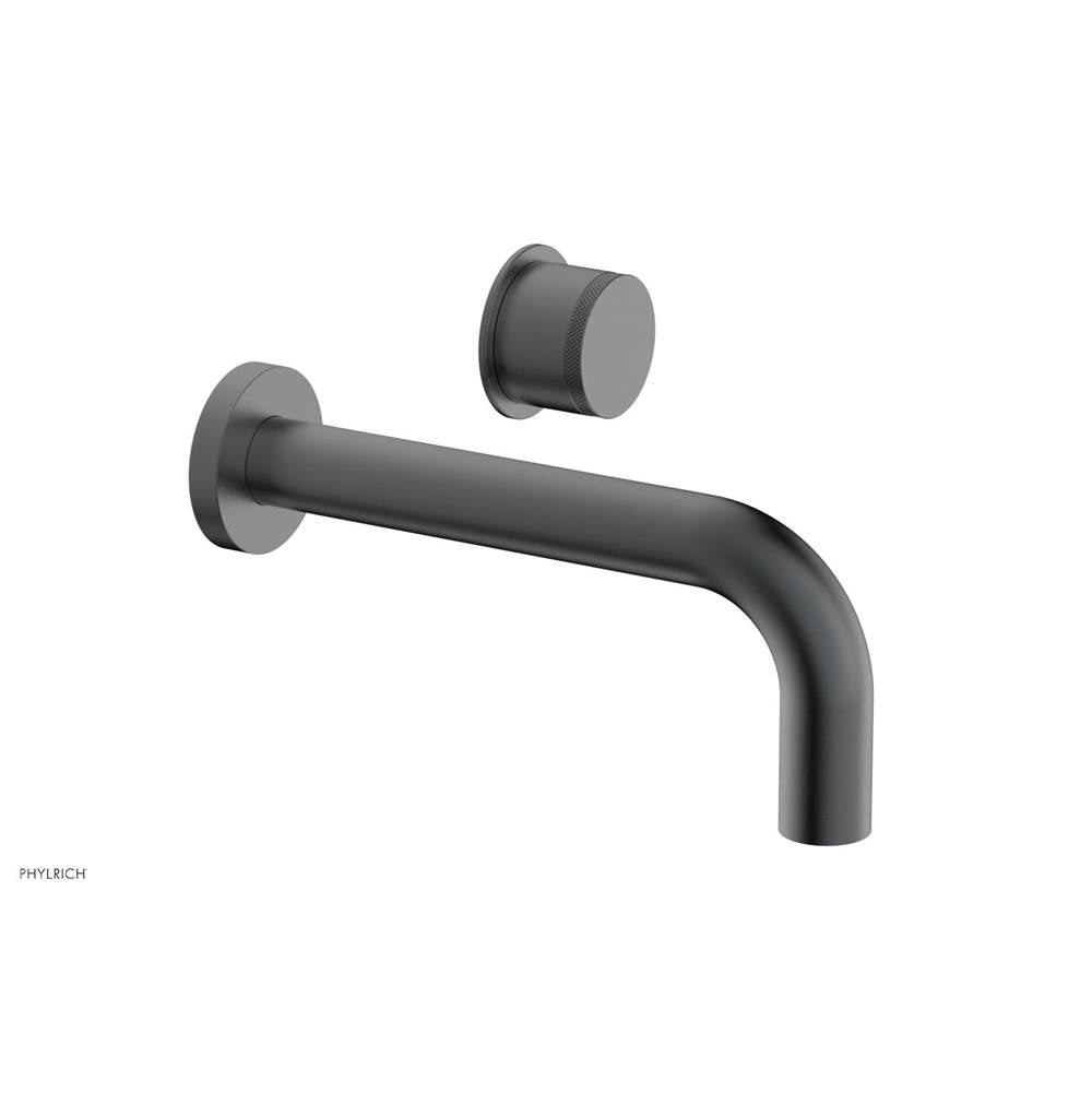Phylrich - 7 1/2'' Single Handle Lav Set Knurled Handle - Gun Metal