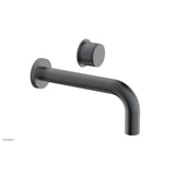 Phylrich - 7 1/2'' Single Handle Lav Set Knurled Handle - Gun Metal