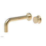 Phylrich - 7 1/2'' Single Handle Lav Set Knurled Handle - Satin Brass