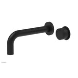Phylrich - 7 1/2'' Single Handle Lav Set Knurled Handle - Matte Black