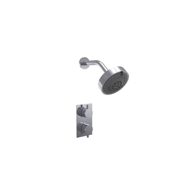Phylrich - 1/2'' Mini Therm W Vol Cont - Old English Brass
