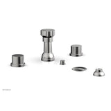 Phylrich - 4 Hole Bidet Smth Hdl - Satin chrome