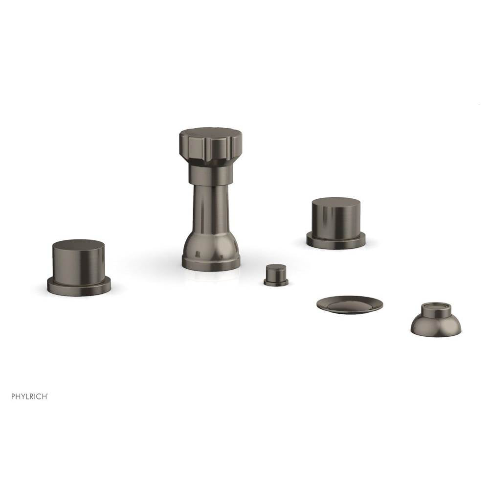 Phylrich - 4 Hole Bidet Smth Hdl - Pewter