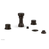 Phylrich - 4 Hole Bidet Smth Hdl - Antique Bronze
