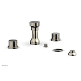Phylrich - 4 Hole Bidet Smth Hdl - Polished Nickel